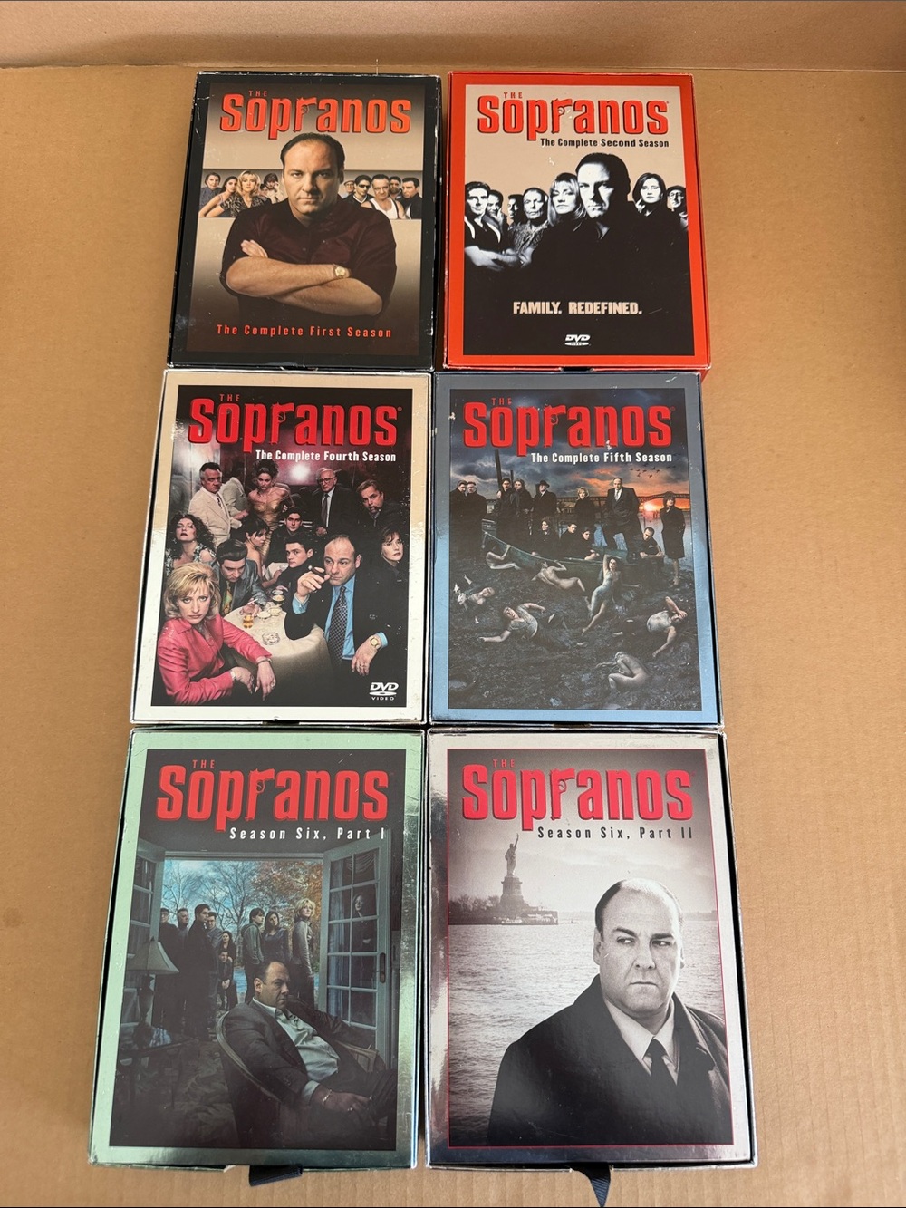 The Sopranos DVD Box Set Collection Seasons 1,2,4,5,6 Part I &II